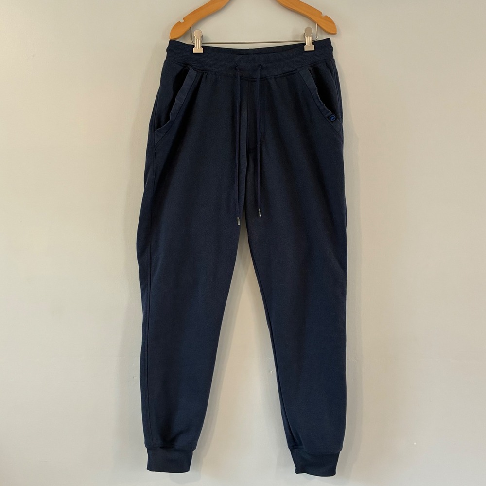 Monument Joggers M Navy Blue Drawstring Sweatpants Gorp Athleisure Loungewear